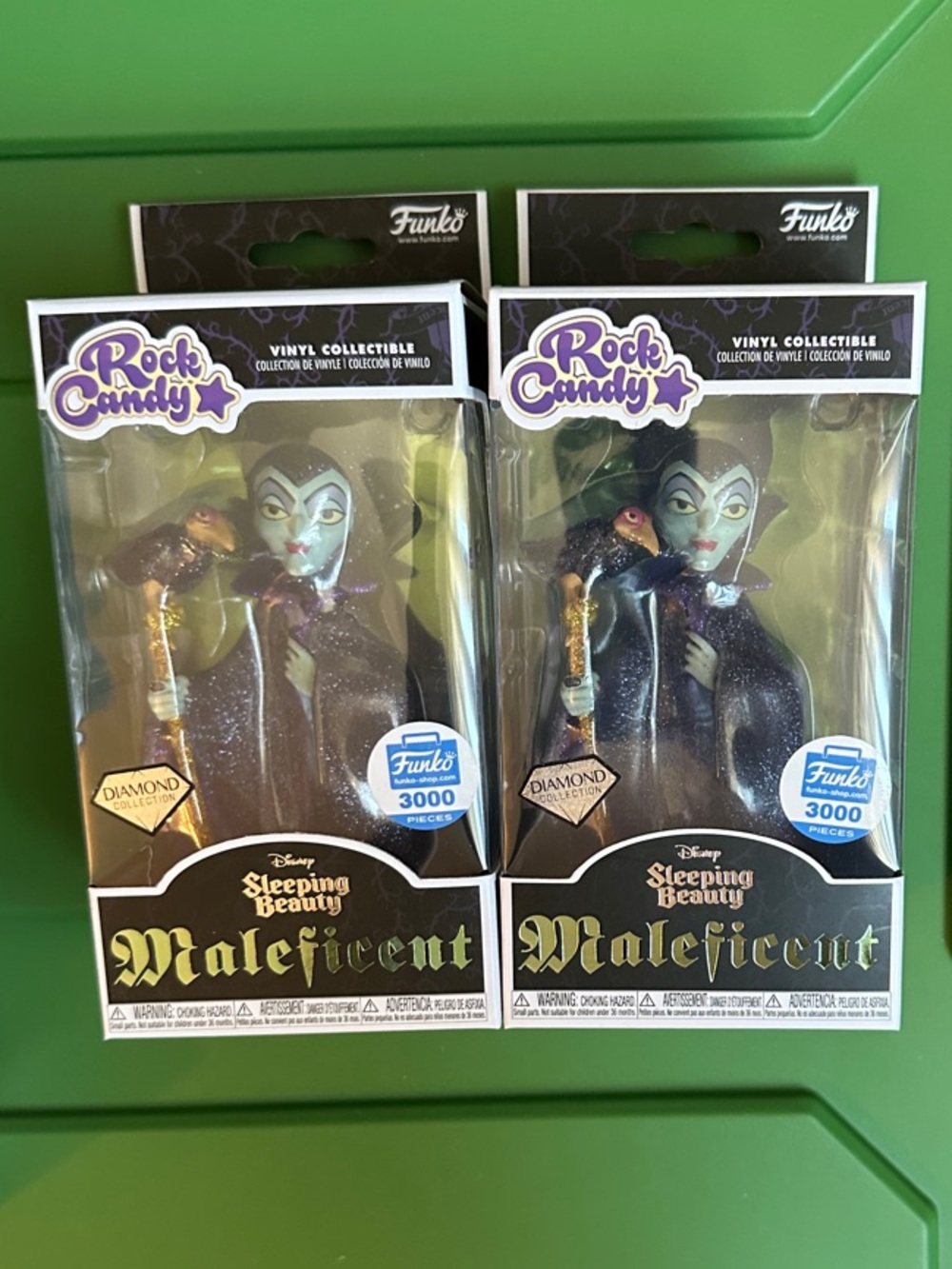 Funko - 2 Rock Candy Maleficent Figures-